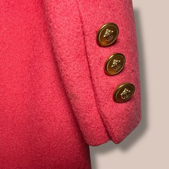 Pietrafesa for Studio 121 Size 10 Dusty Pink Camel Hair Blazer 3 Button Jacket - Picture 8 of 16